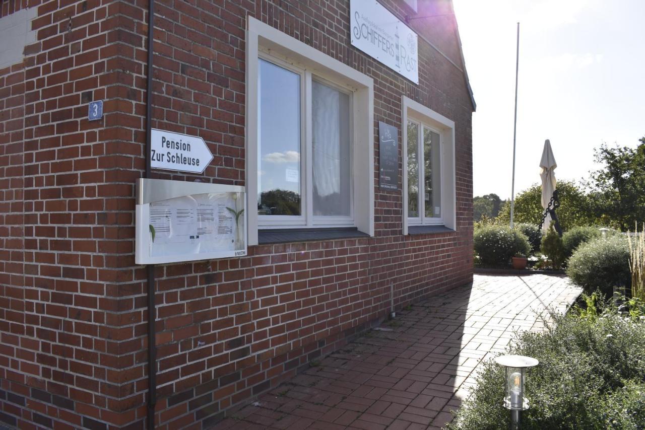 Pension zur Schleuse am Elbe Lübeck - Kanal in Witzeeze Exterior foto